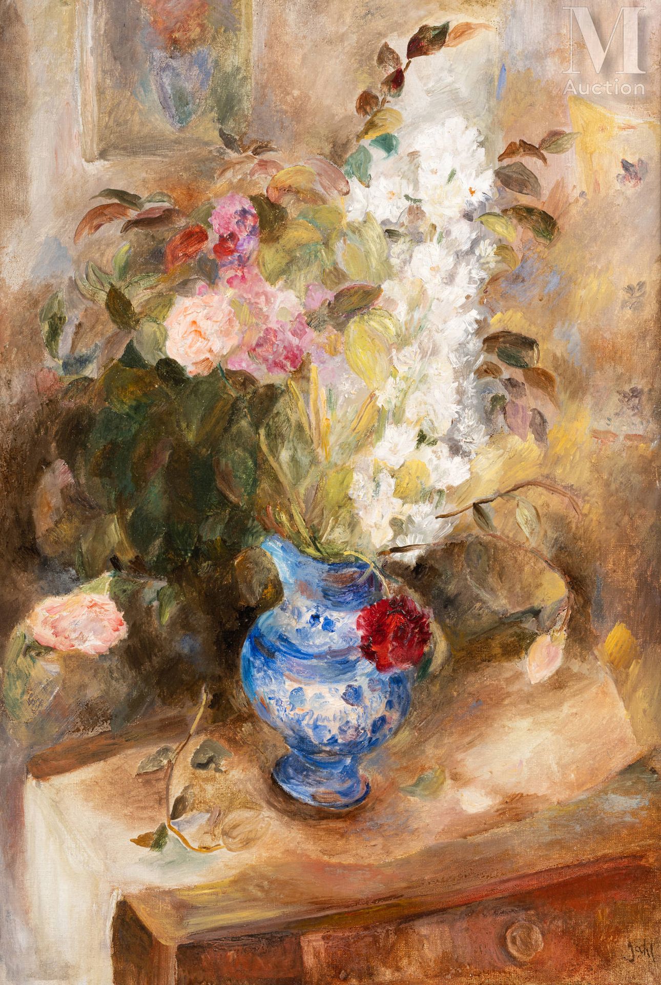 Wladyslaw Alojzy JAHL (Jaroslaw 1886 - Paris 1953) Bouquet dans un intérieur

Hu&hellip;