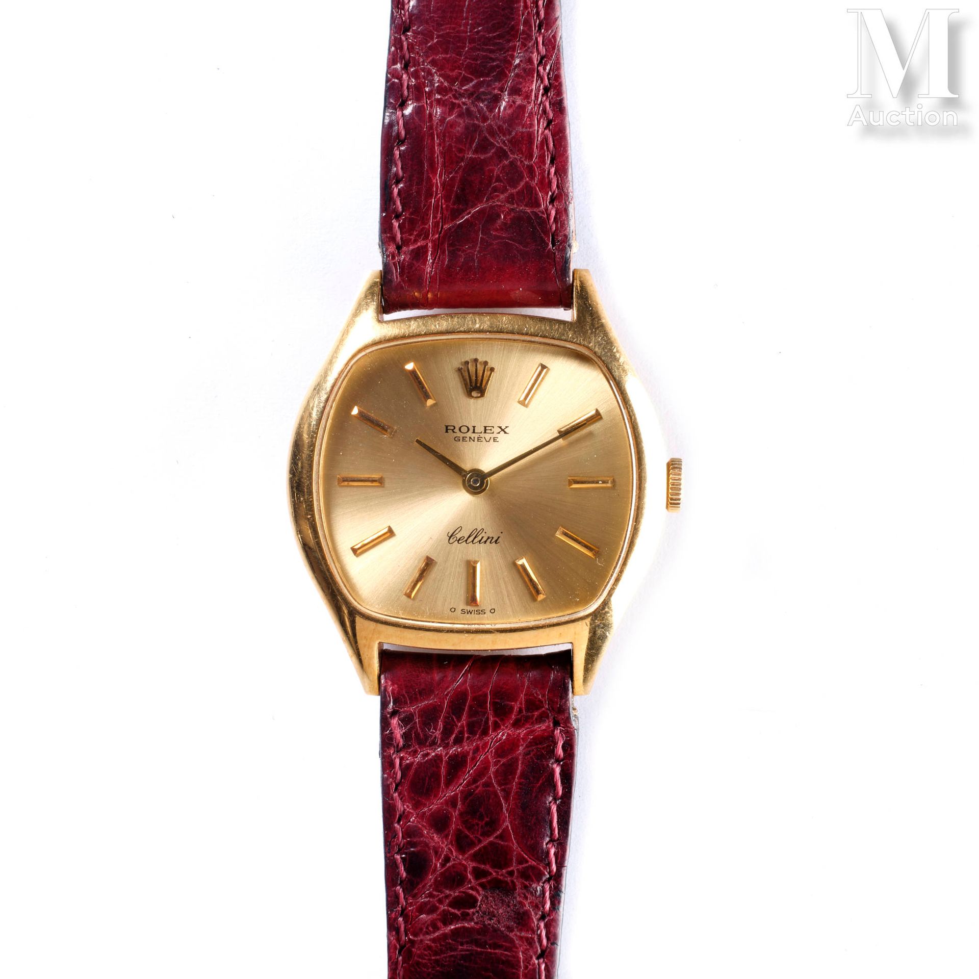 Rolex Cellini
Damenuhr 
Um 1970
Referenz 3801
Gehäuse aus 750er Gelbgold, signie&hellip;