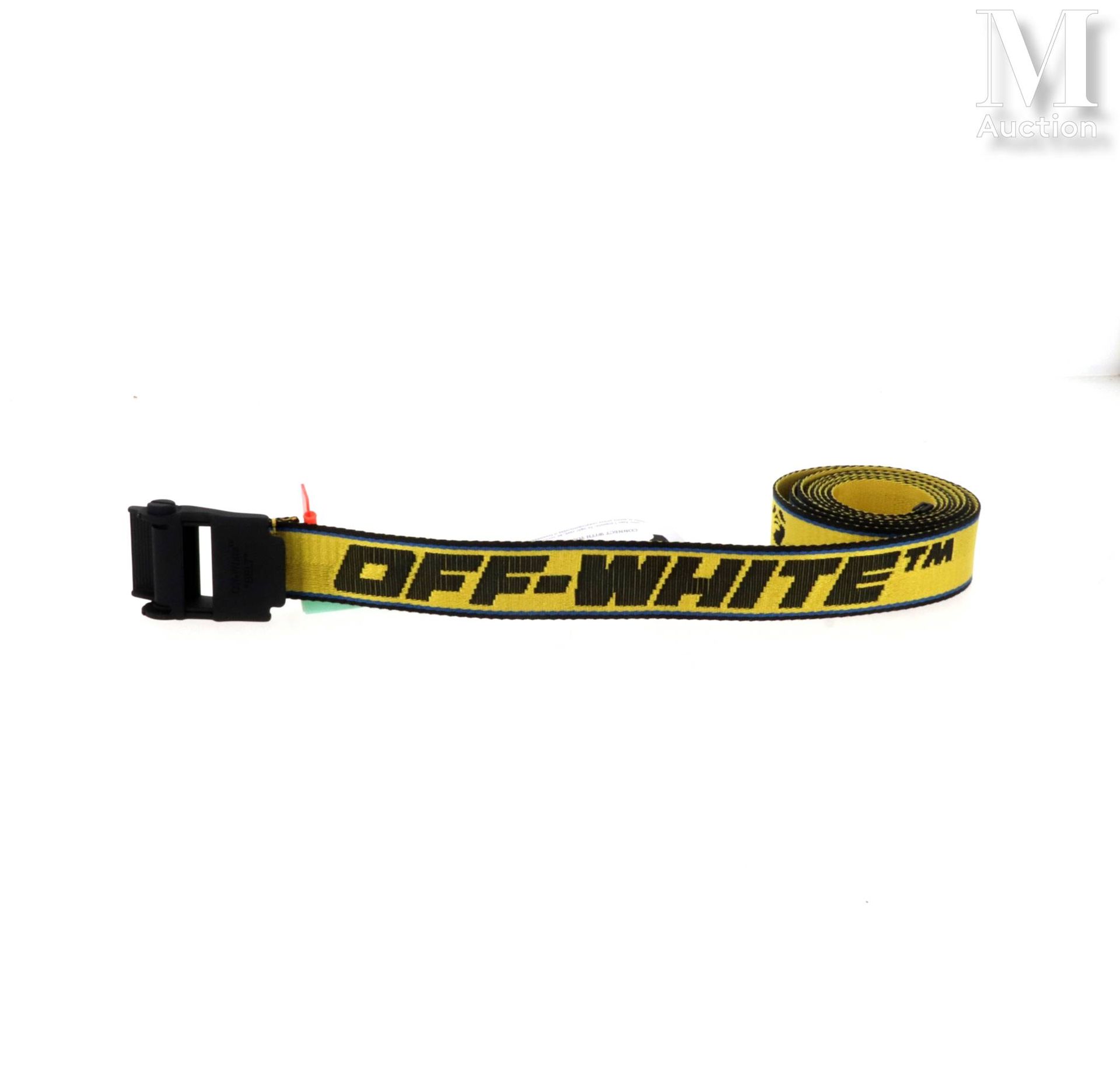 OFF WHITE INDUSTRIAL" BELT
in yellow, black and blue industrial webbing, black m&hellip;
