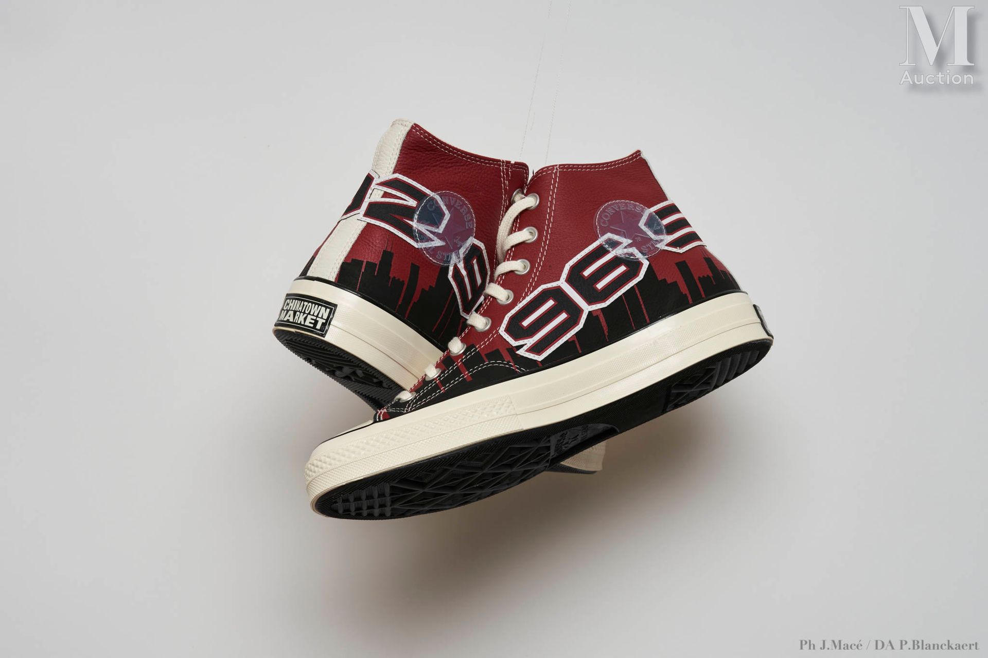 CONVERSE PAIR OF "CHUCK TAYLOR CHINATOWN MARKET NBA CHICAGO BULLS" SNEAKERS
in p&hellip;