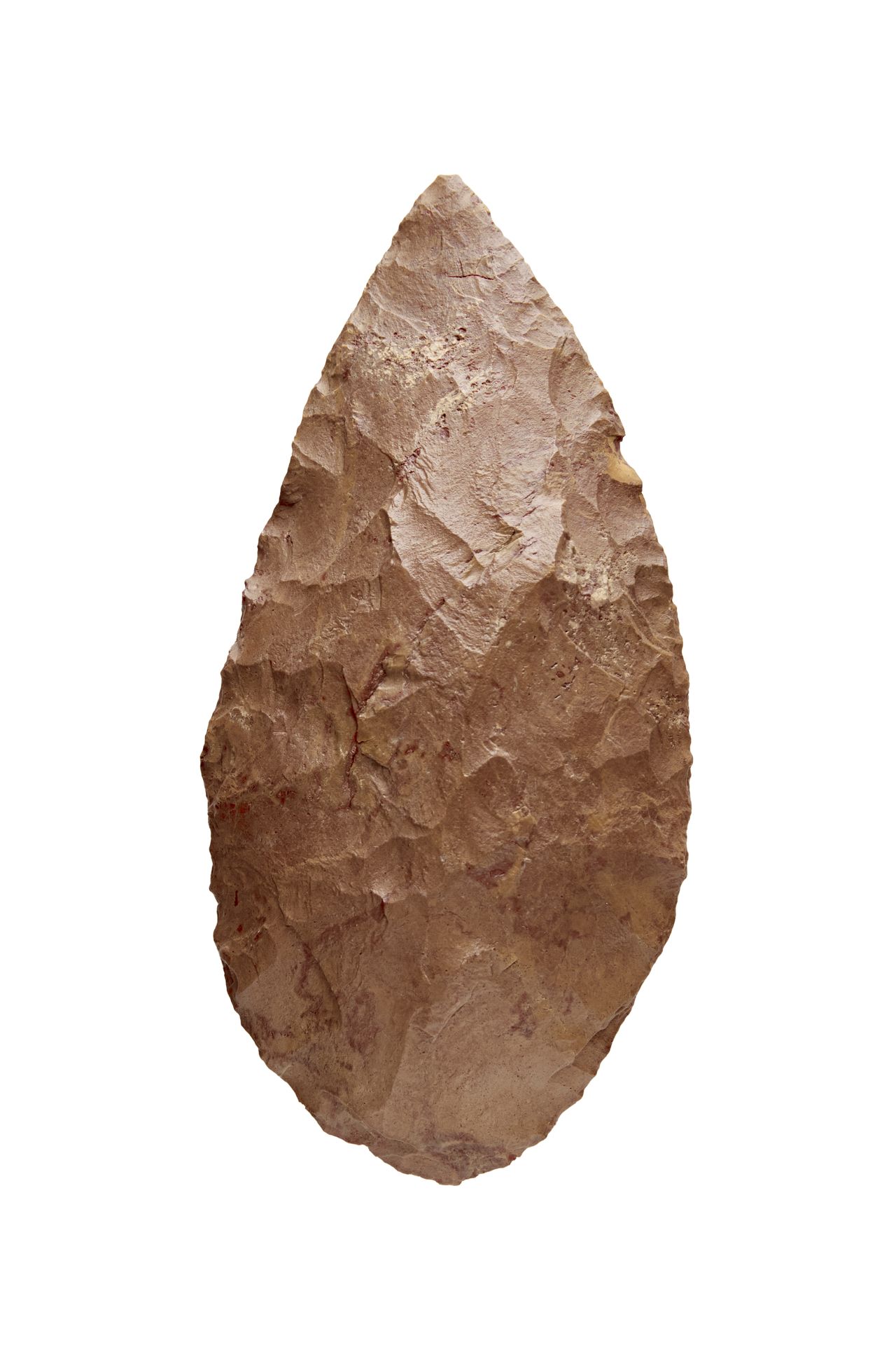 Beau biface amygdaloïde Lustrous brown quartzite
Sub-Saharan West Africa, Acheul&hellip;