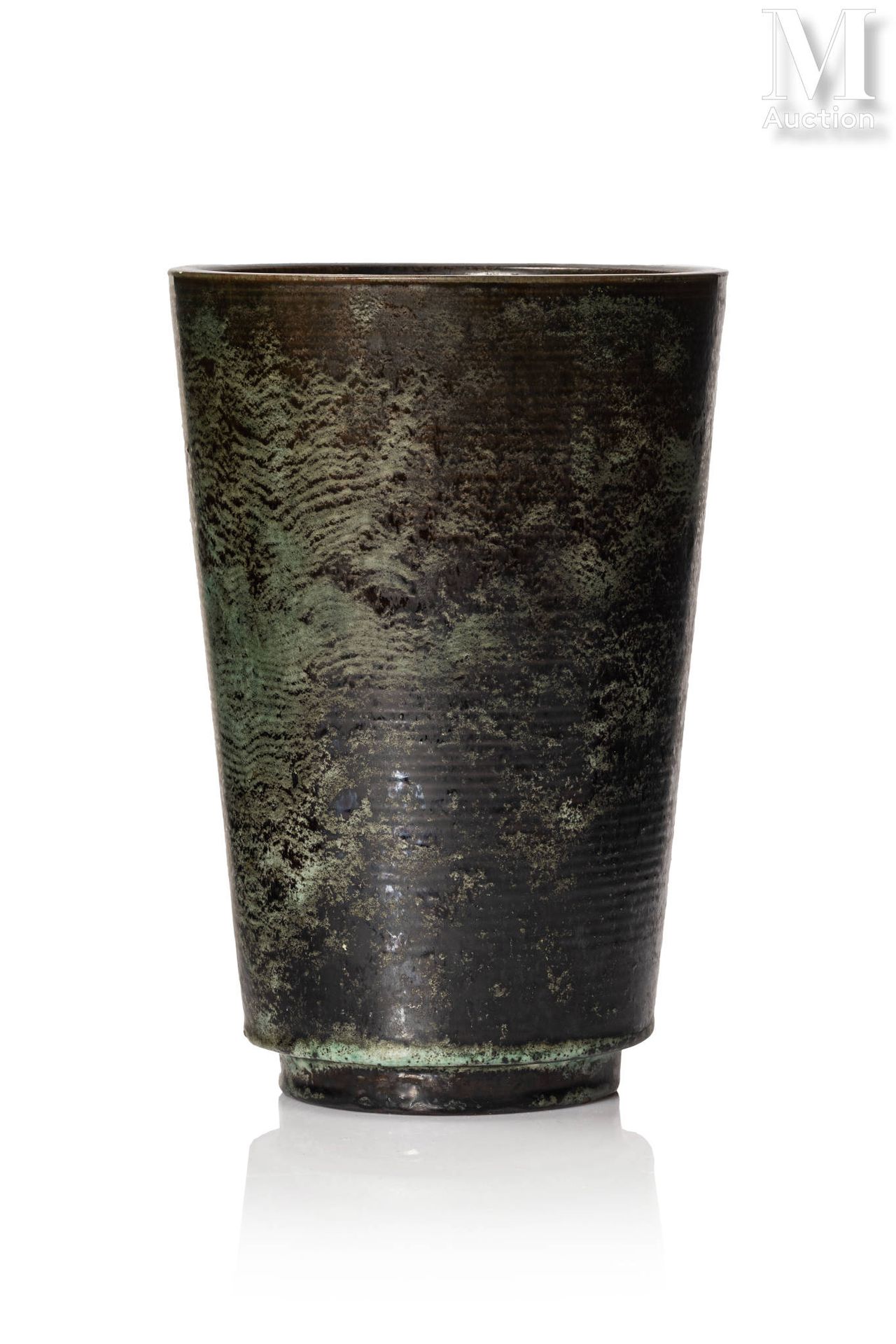 Wilhelm KAGE (1889 - 1960) pour GUSTAVSBERG "Farsta"
Grand vase en faïence émail&hellip;