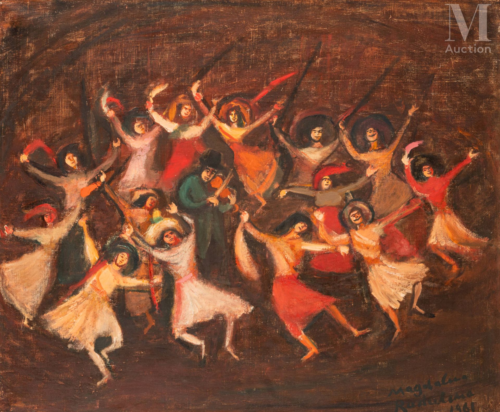 Magdalena RADULESCU (Râmnicu Vâlcea 1902 – Paris 1983) Les danseurs

Réalisé en &hellip;
