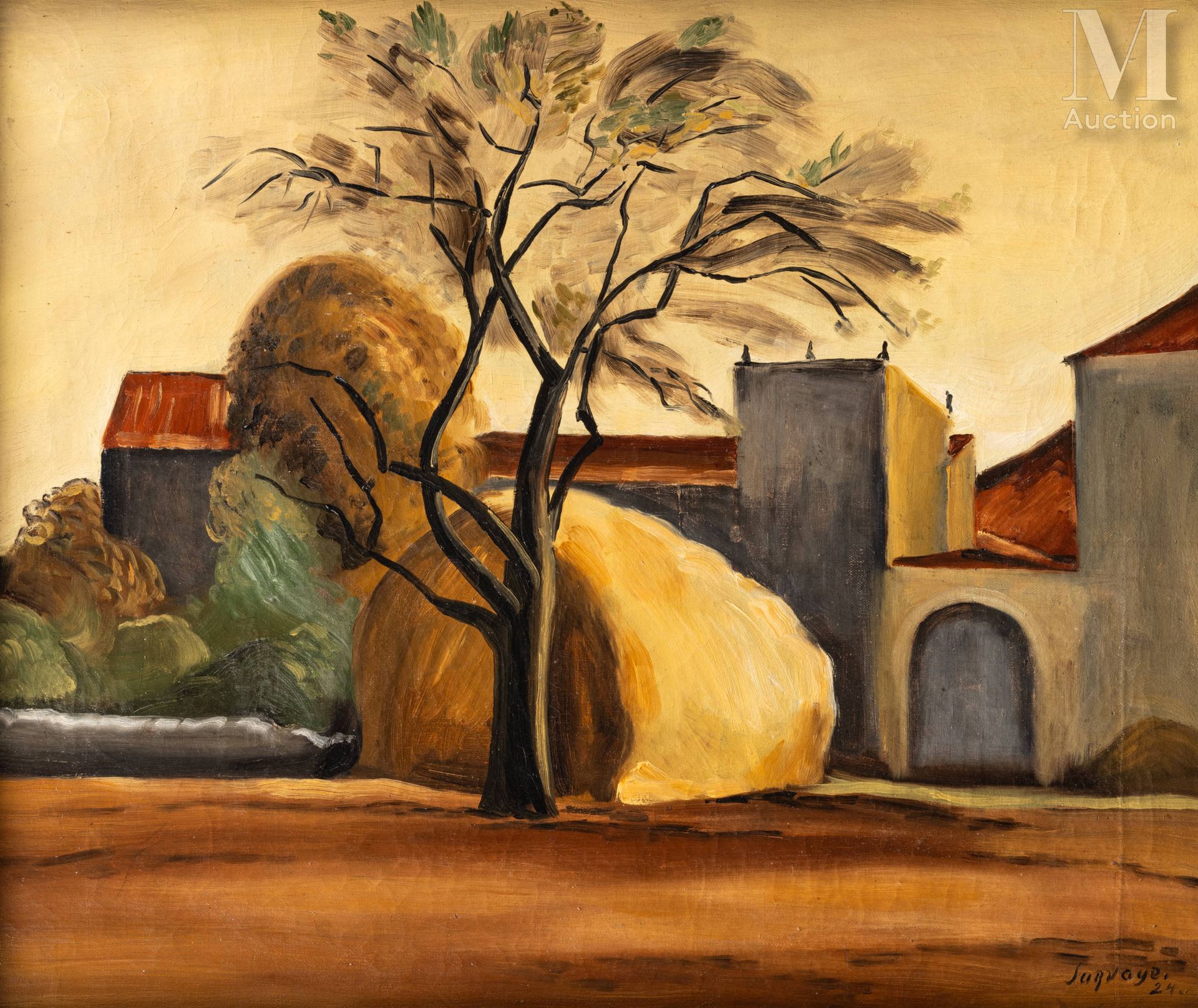 Léopold SURVAGE (Moscou 1879 - Paris 1968) Maison Saint Jean près de Collioure

&hellip;