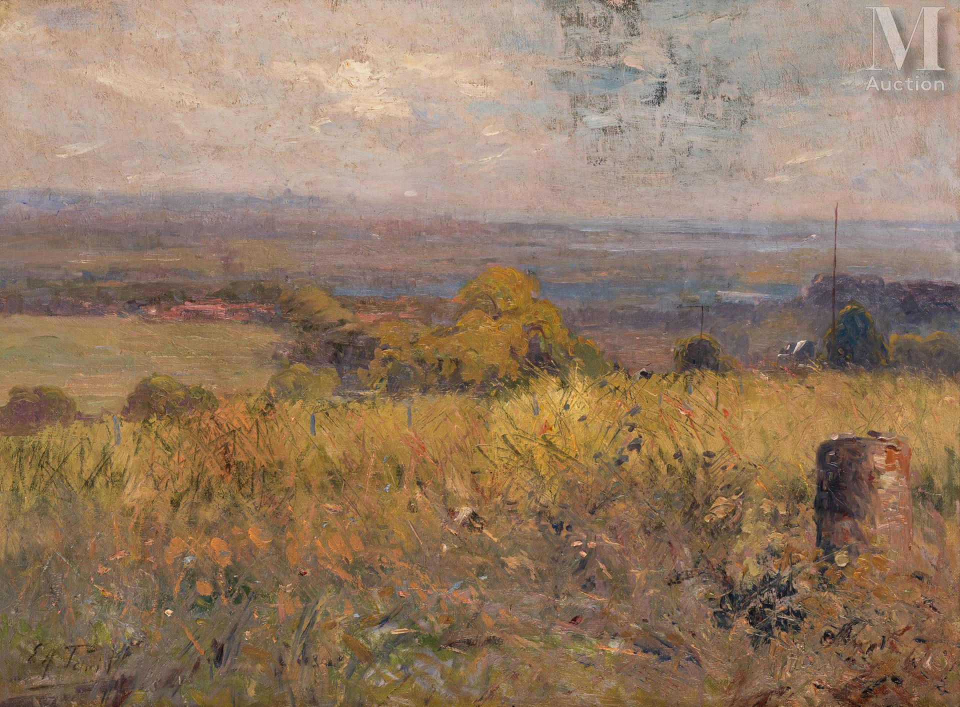 Elie Anatole PAVIL (Odessa 1873-Rabat 1944) Paysage

Huile sur toile 
46 x 61 cm&hellip;