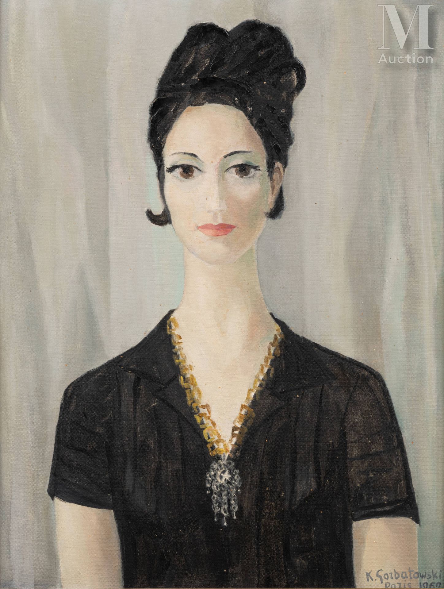 Konstanty GORBATOWSKI (1914 - 1984) Portrait de Madame V. T.

Réalisé en 1962
Hu&hellip;
