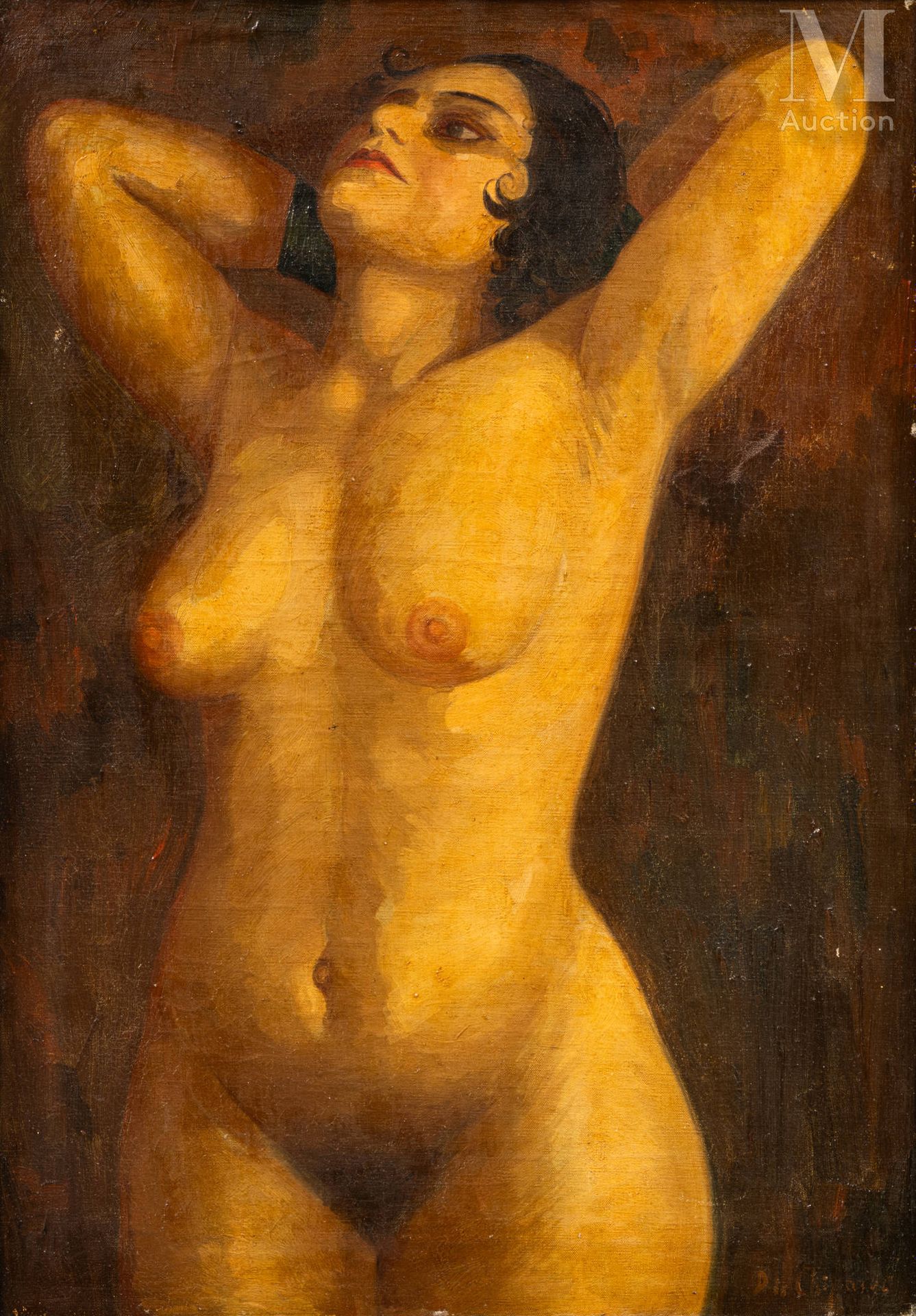 Demeter Haralamb CHIPARUS (1886 - 1947) Nu les bras levés

Huile sur toile
65 x &hellip;