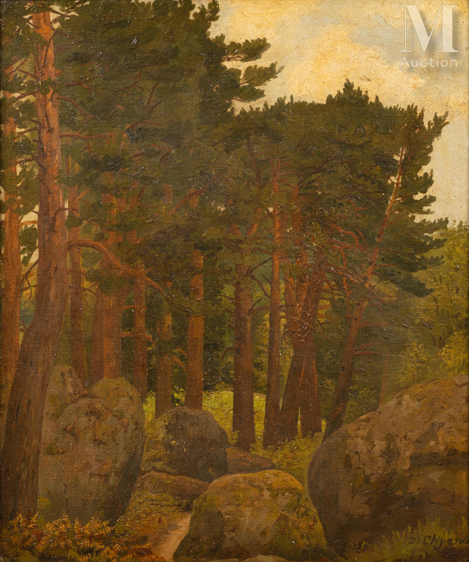 Demeter Haralamb CHIPARUS (1886 - 1947) La forêt vers Barbizon

Huile sur toile
&hellip;