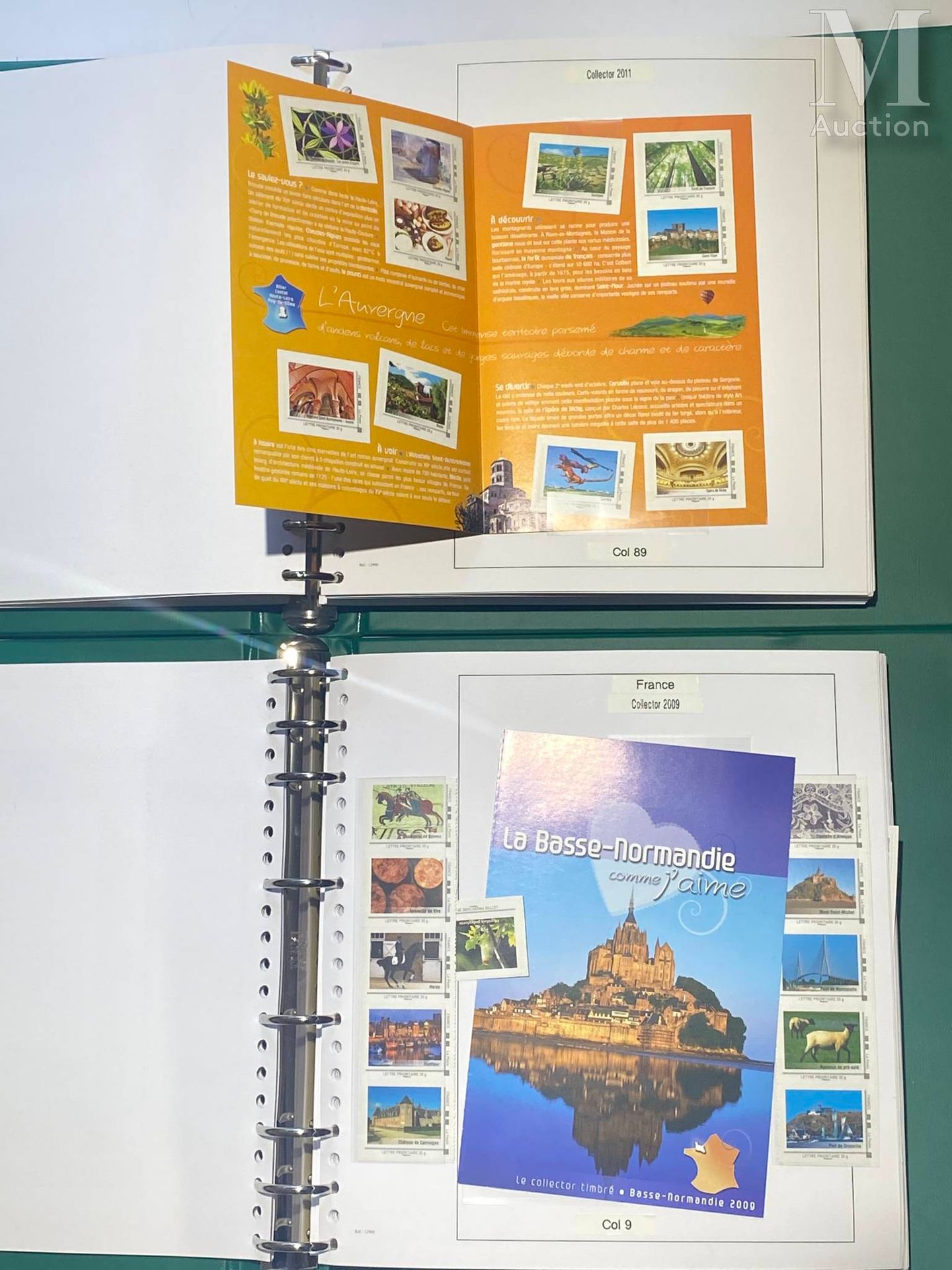 Collection de timbres à validité permanente collector entre 2009-2012 en 3 gros &hellip;