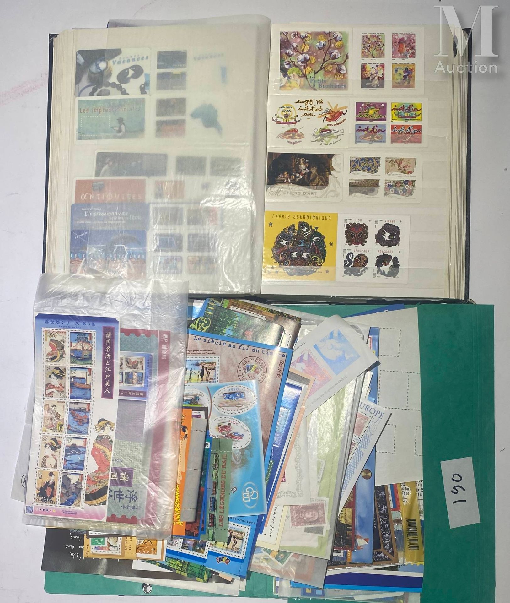 1 carton collection 1960-2012 Collection de France
carnets, B.F, timbres collect&hellip;