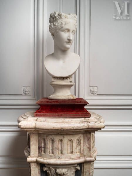 Bartolomeo FRANZONI (1746-1812), attribué à. Pauline Bonaparte (1780-1825).
Bust&hellip;