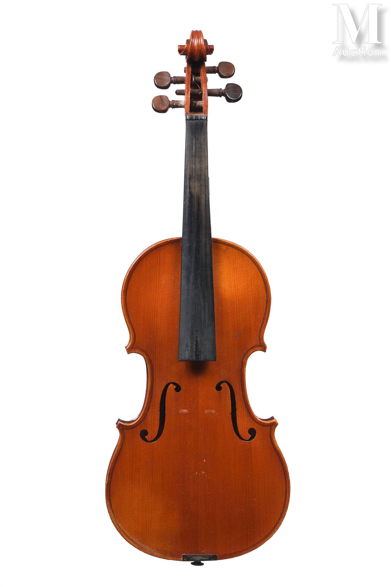 Violon Français 3/4 Mirecourt
portant une étiquette "Copie de Antonius Stradivar&hellip;
