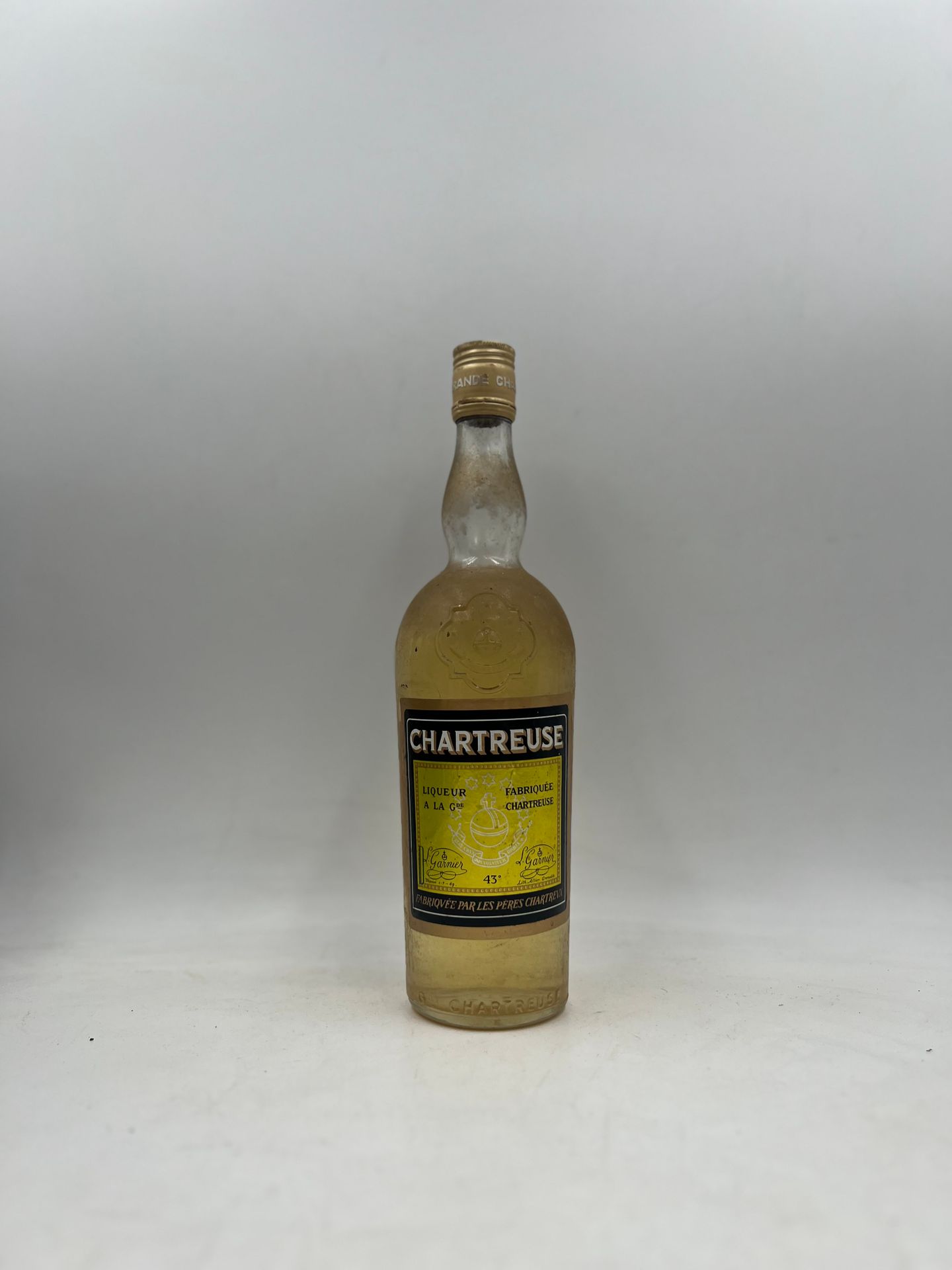 CHARTREUSE Jaune 1 Flasche Chartreuse gelb Periode 64-66