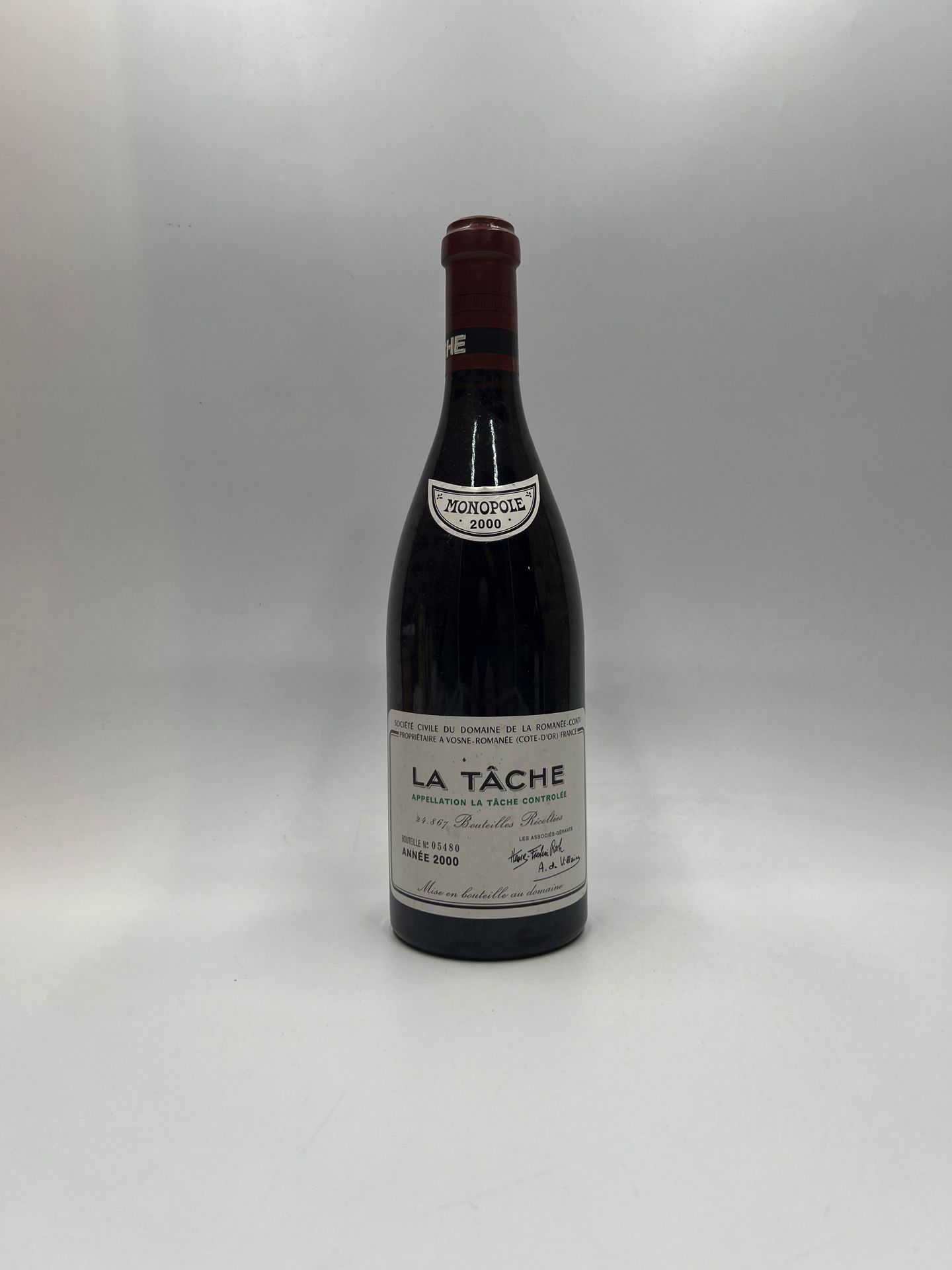 LA TÂCHE, Domaine de la Romanée Conti 2000. 1 bouteille LA TÂCHE, Domaine de la &hellip;