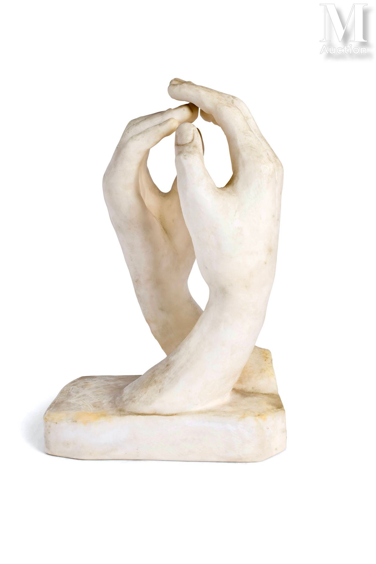 D'après Auguste RODIN (1840-1917) Les mains ou "La Cathédrale"
Sculpture en rési&hellip;