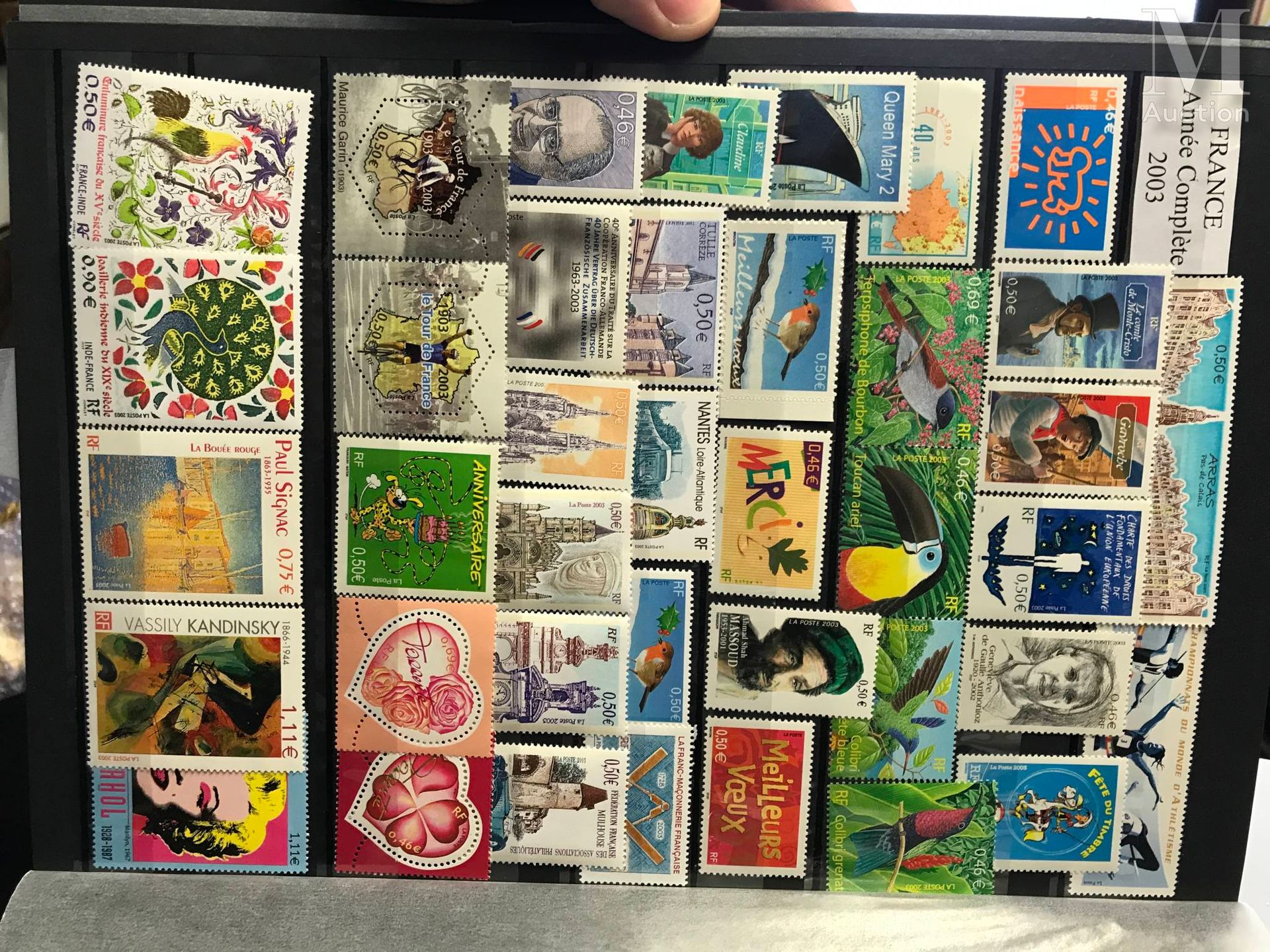 Collection de timbres en 6 albums de Monaco (timbres neufs de 1960 à 2008 / inco&hellip;