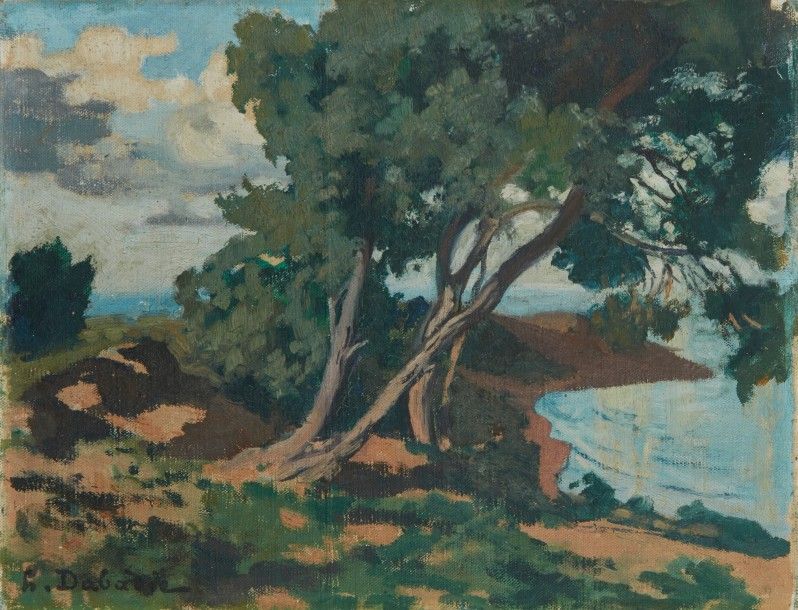 Henri DABADIE (1867-1949) LA MARSA ET AMILCAR
Huile sur toile marouflée sur cart&hellip;