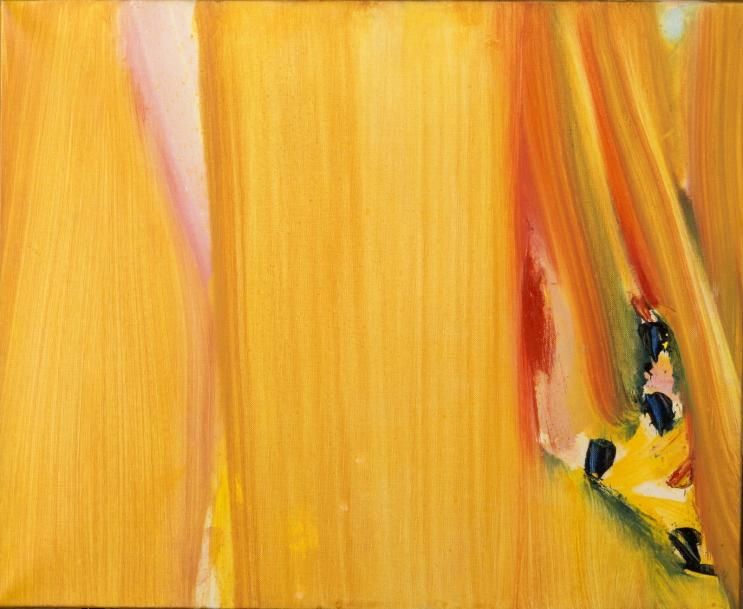 Null Olivier DEBRE (1920-1999) 

Jaune du cap vert, 1986 

Huile sur toile signé&hellip;