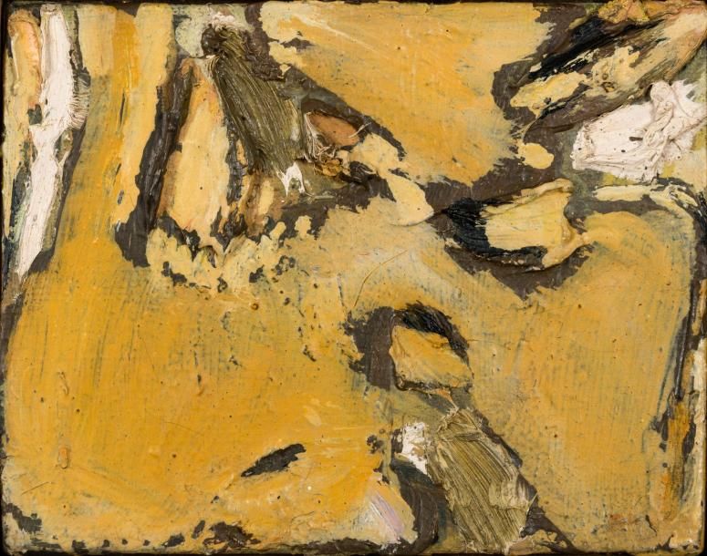 Null Olivier DEBRE (1920-1999) 

Jardin ocre, 1966 

Huile sur toile signée, dat&hellip;