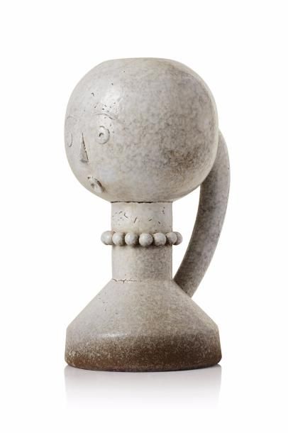 Null Jean BESNARD (1889 - 1958)

Pichet anthropomorphe en grés, figurant un bust&hellip;