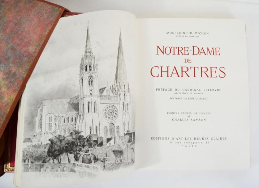 Null SAMSON (Charles) & MICHON (Mgr). Notre-Dame de Chartres. Paris, Les heures &hellip;