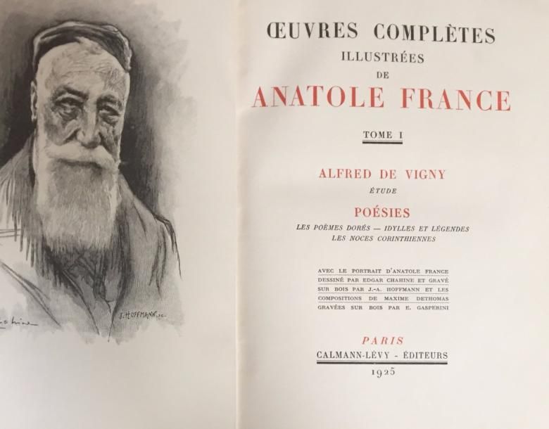 Null Anatole France (1844 - 1924)

Œuvres complètes illustrées

Paris Calmann Le&hellip;