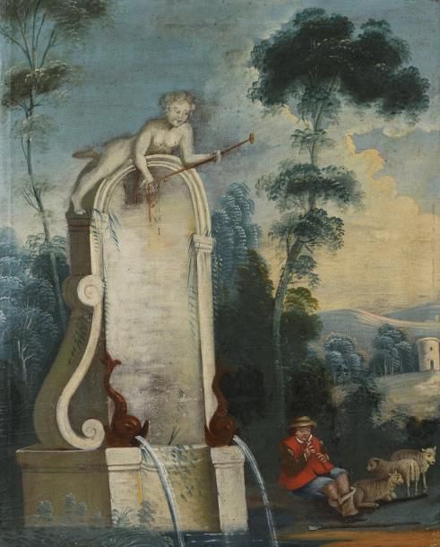 Null Ecole FRANCAISE vers 1730

Berger jouant de la flute

Toile

68 x 58 cm