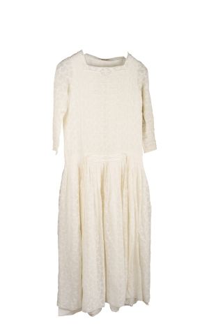 Null Robe de mariée pouvant servir de robe longue en mousseline de soie brodée, &hellip;