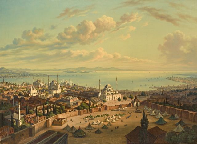 Null Hubert SATTLER (Salzbourg 1817 - Vienne 1904) 
Constantinople vu de la tour&hellip;