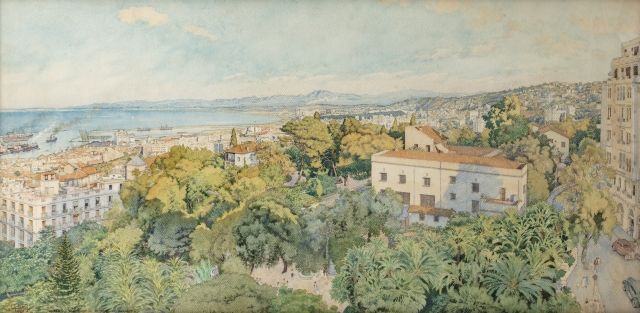 Null Charles PICHON (1888 - 1957) 

Panoramique d'Alger, du parc Galland 
Aquare&hellip;