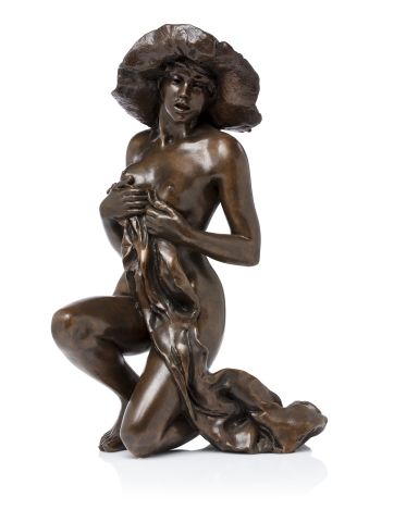Null Jacques LE NANTEC (Né en 1940)
"Laurence"
Sculpture en bronze à patine brun&hellip;