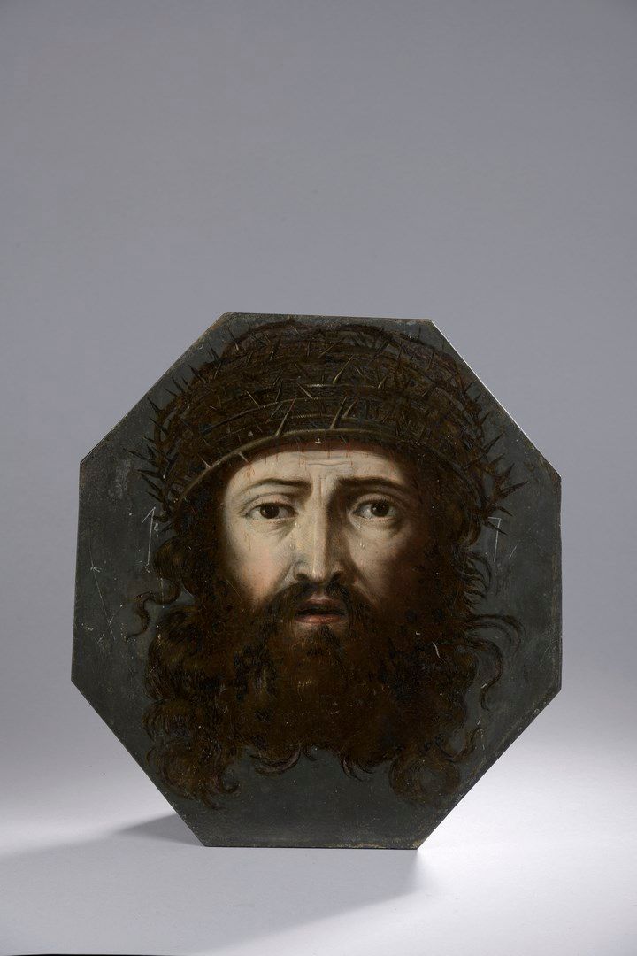 Null ECOLE FRANCAISE du XVIIe siècle

La Sainte Face à la couronne d’épines.

Hu&hellip;