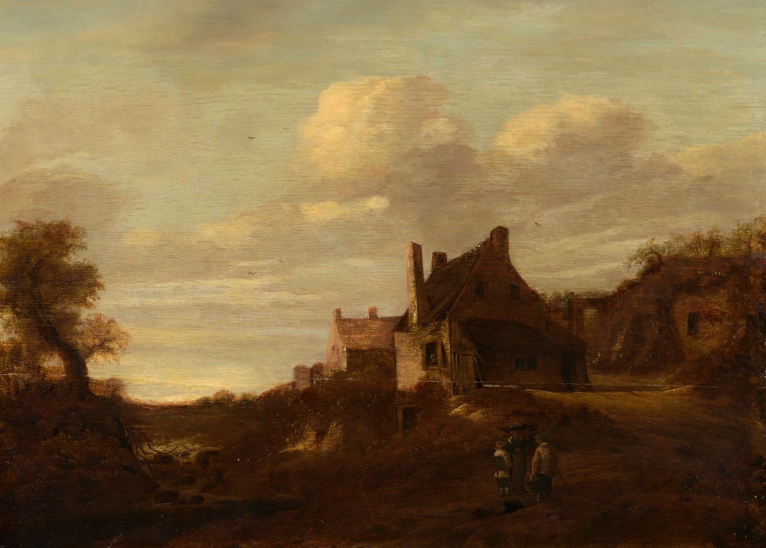 Null ECOLE HOLLANDAISE du XVIIe siècle

Maisons dans la campagne avec villageois&hellip;