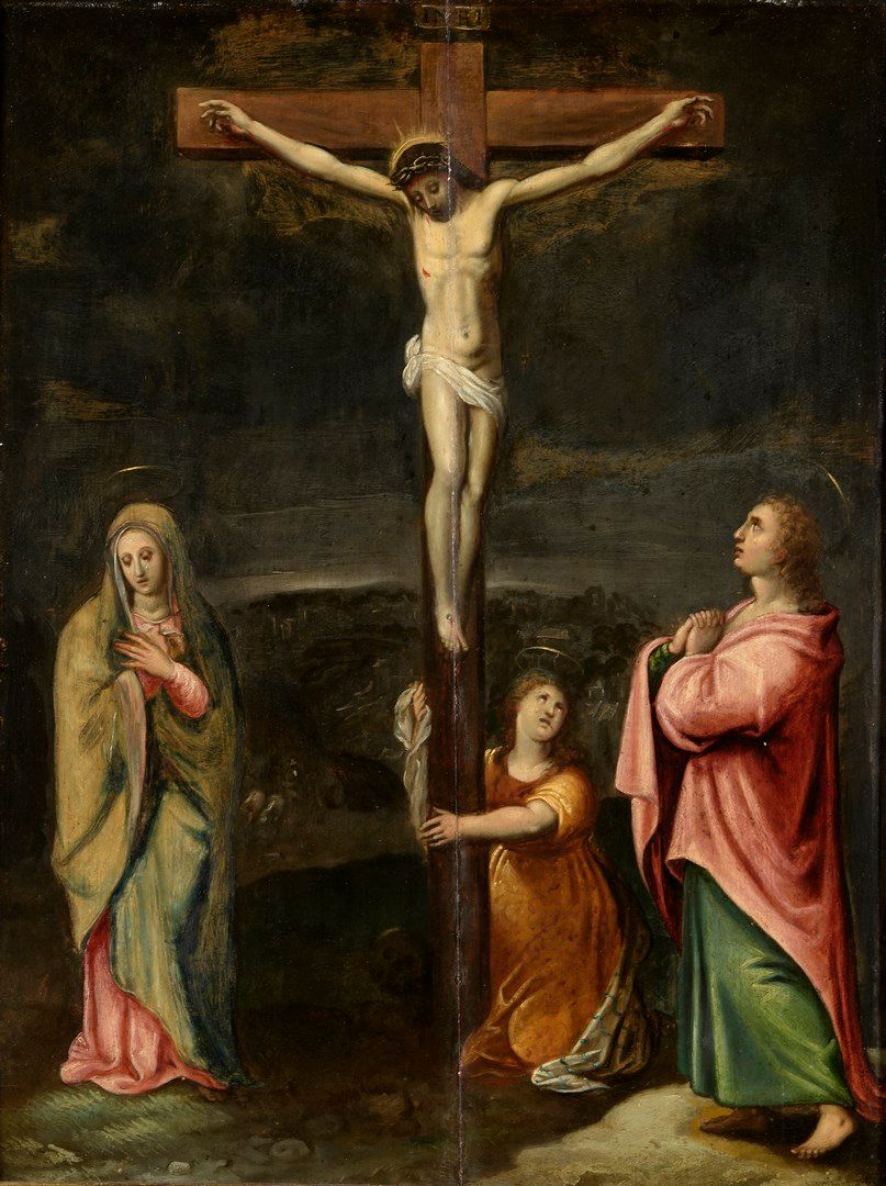 Null SCUOLA FLEMISH Circa 1600

Il Cristo in croce tra la Vergine e San Giovanni&hellip;