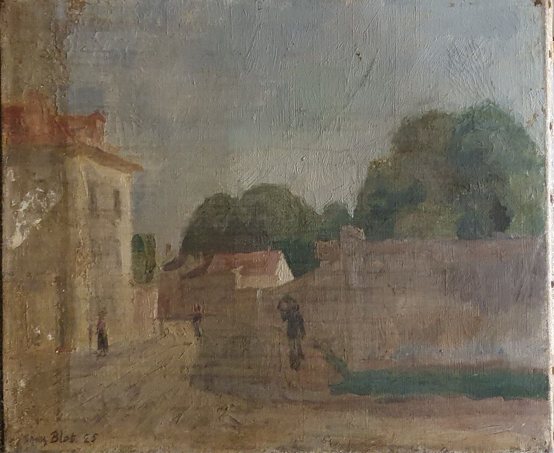 Null 布洛特-雅克 (1885-1960)

村街，1925年

布面油画，左下方有签名和日期。

失误和事故

46x55厘米