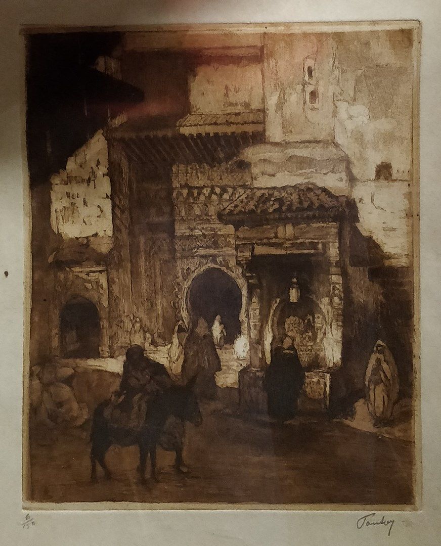 Null PONTOY Henri (1888-1968)

Mezzanine Fountain in Fez 

Etching, signed lower&hellip;