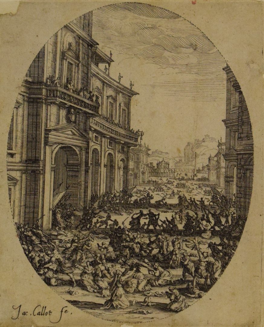 Null Jacques CALLOT (1592 - 1635) 

Das Massaker an den Unschuldigen. 

Radierun&hellip;