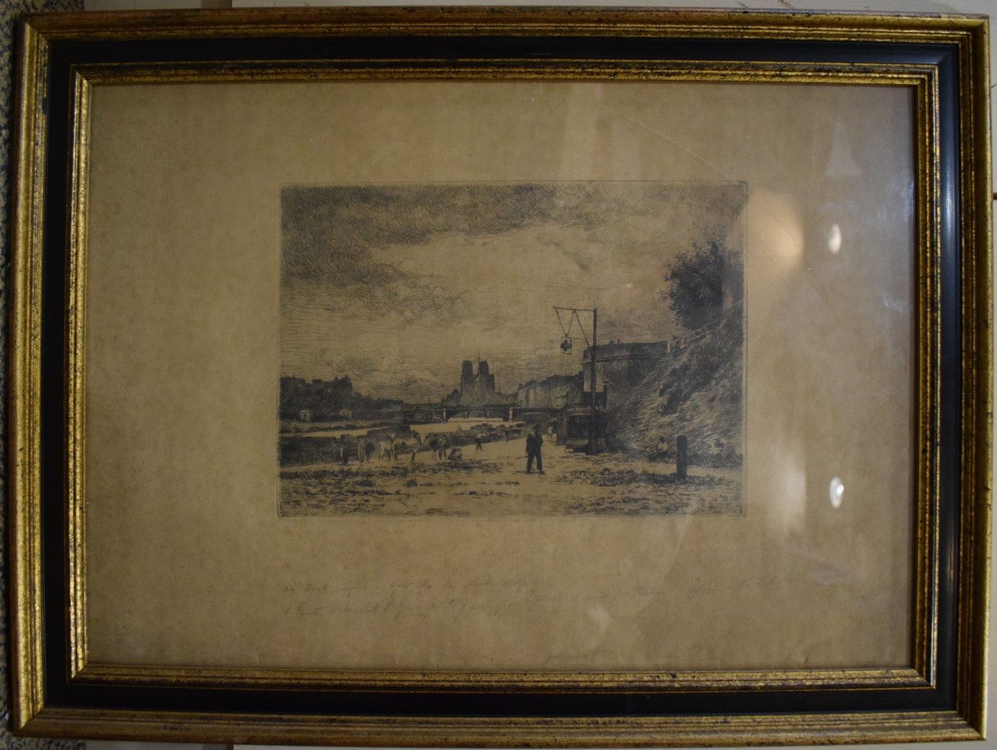 Null Lepine Stanislas (1835-1892)

"Rand der Seine".

Unsignierte Gravur 

Anmer&hellip;