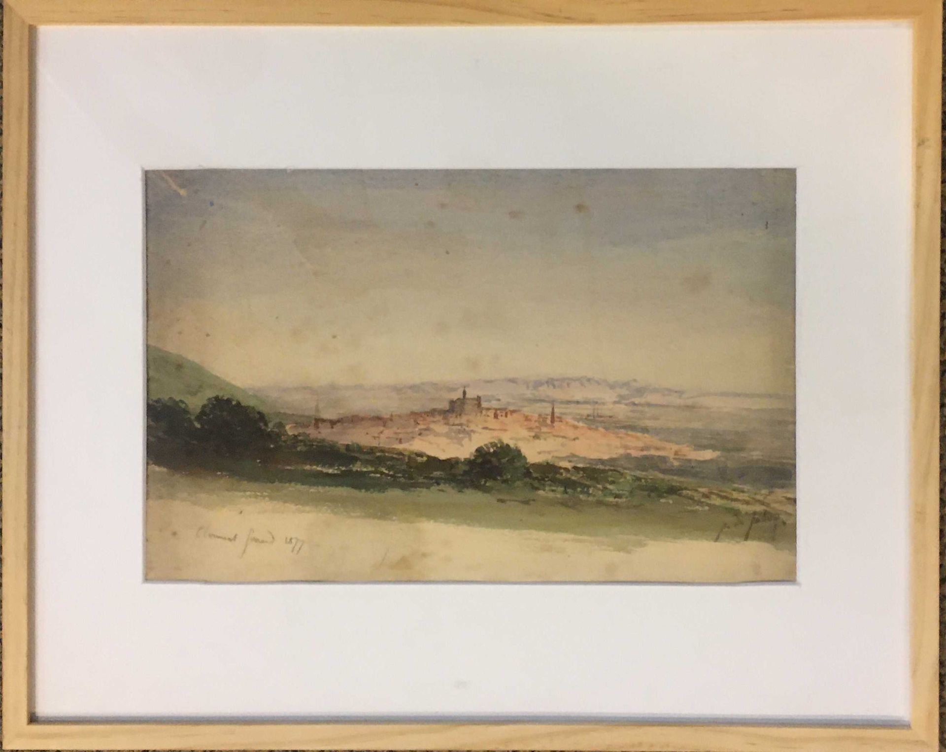 Null DE FABRY 保罗 1833-1927

克莱蒙费朗（Clermont-Ferrand）。

水彩画，右下方有签名，日期为1877年，左下方有标题&hellip;