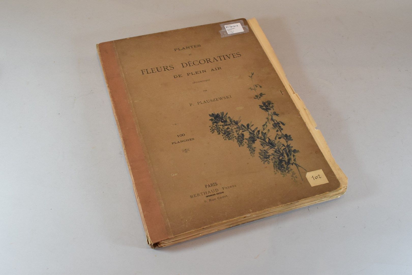 Null PLAUSZEWSKI P.

露天植物和装饰性花卉（春季），100版

巴黎，Berthaud Frères



雀斑、眼泪和污点