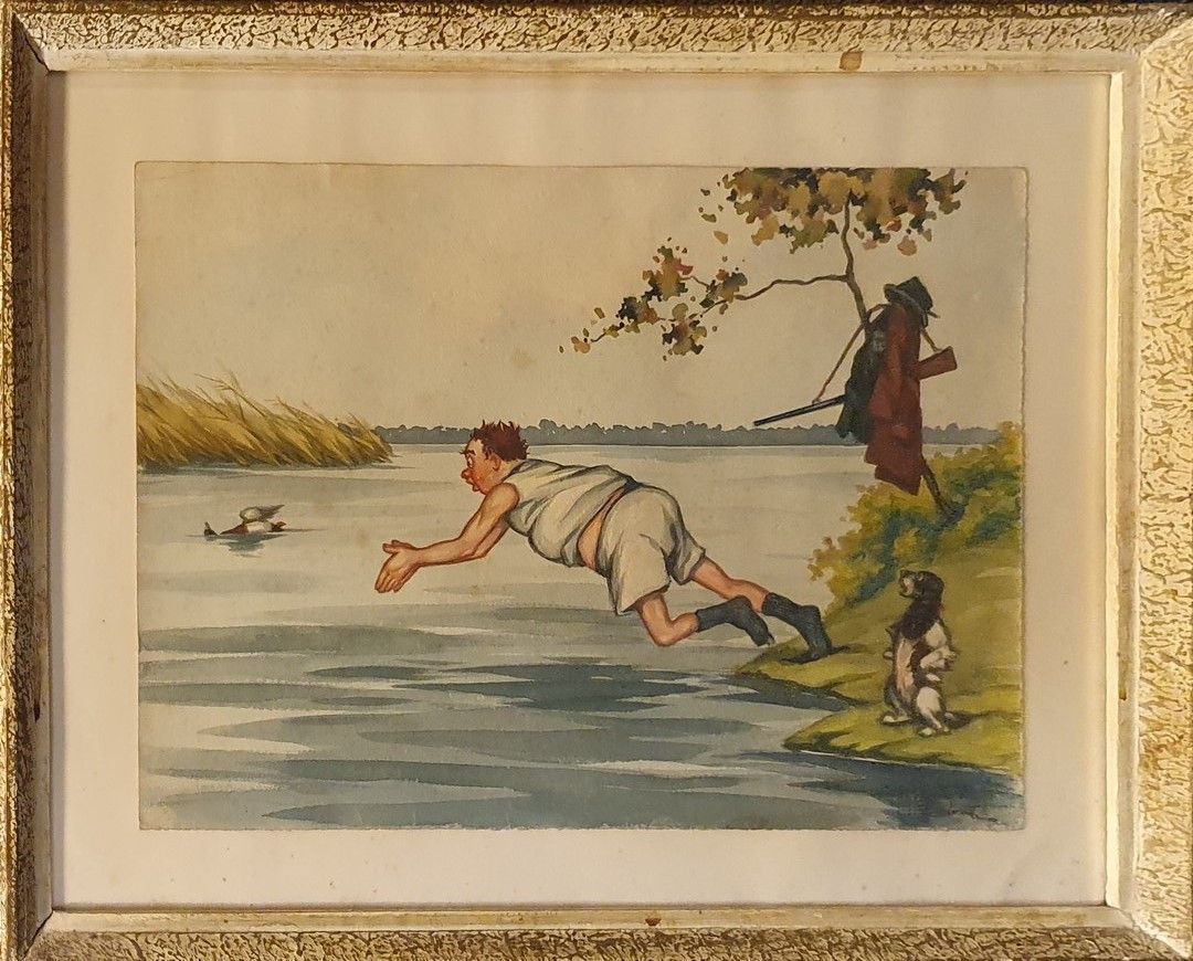 Null O'KLEIN [Arthur Boris KLEIN dit]

Le chasseur à l'eau

Deux aquarelles sign&hellip;