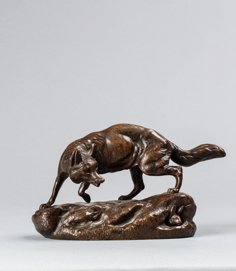 Null MASSON Clovis Edmond, 1838-1913

Renard débusquant un lièvre

groupe en bro&hellip;