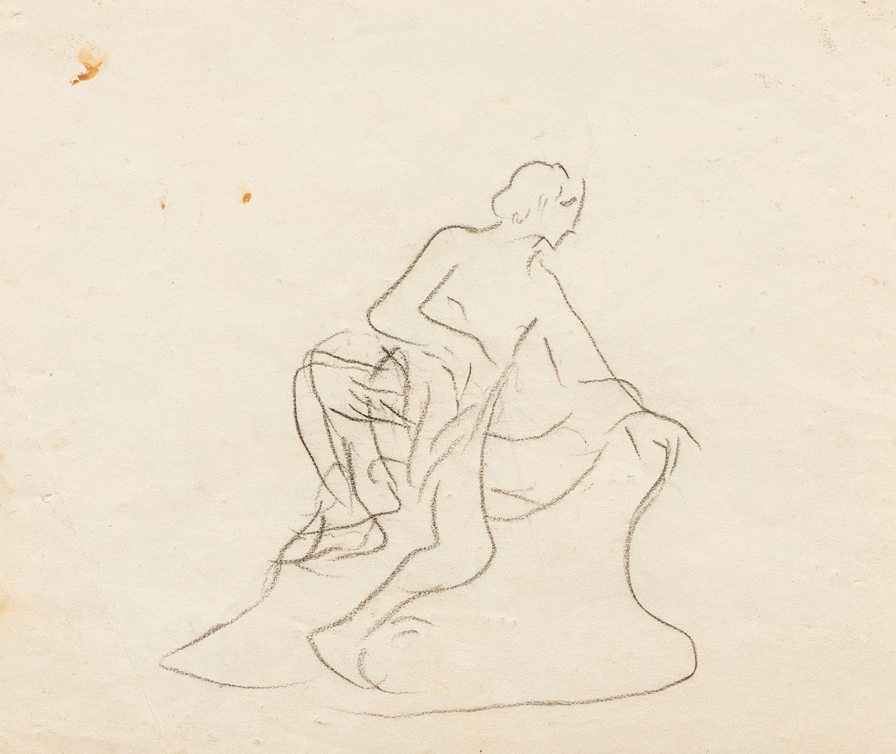 Null 哈勒帕斯-扬努里斯, 1851-1938年

垂头丧气的人物研究

纸上黑铅笔（有折痕，小事故，污渍），无签名，裱框背面有卡尔法扬画廊的标签

20x&hellip;