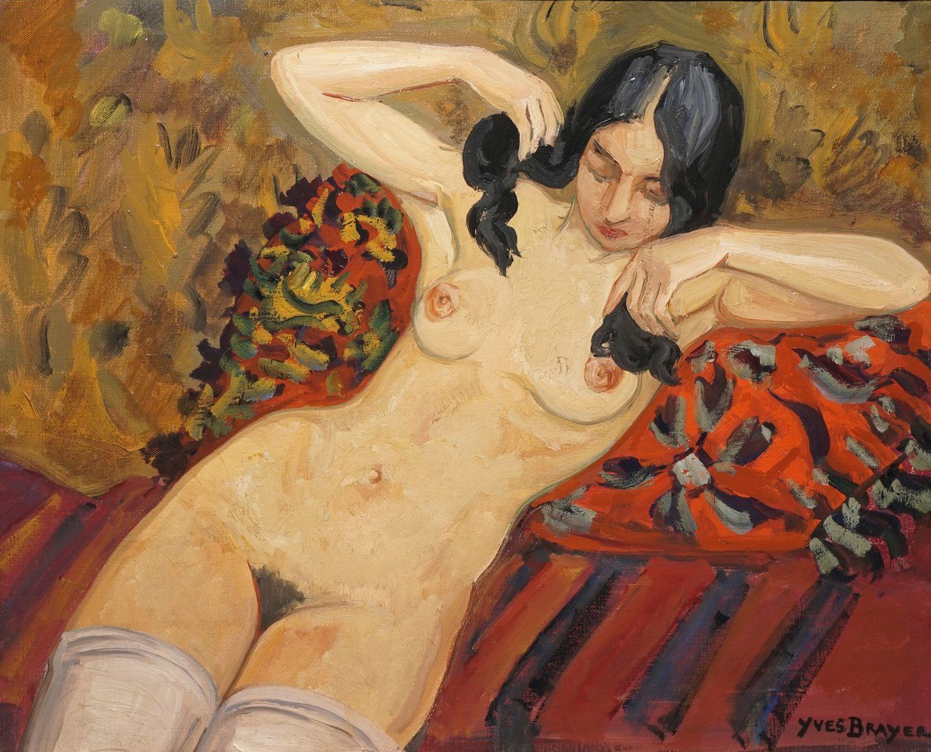 Null BRAYER Yves, 1907-1990

Nu aux bras levés

huile sur toile, signée en bas à&hellip;