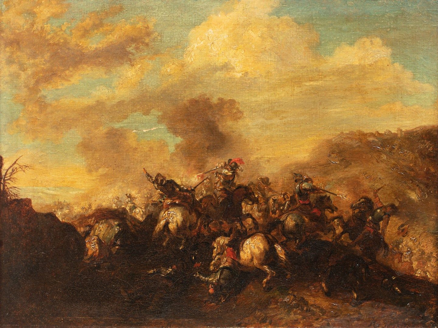 Null LEYS H., XIXe siècle

Scène de bataille, charge de cavalerie, 1846

huile s&hellip;