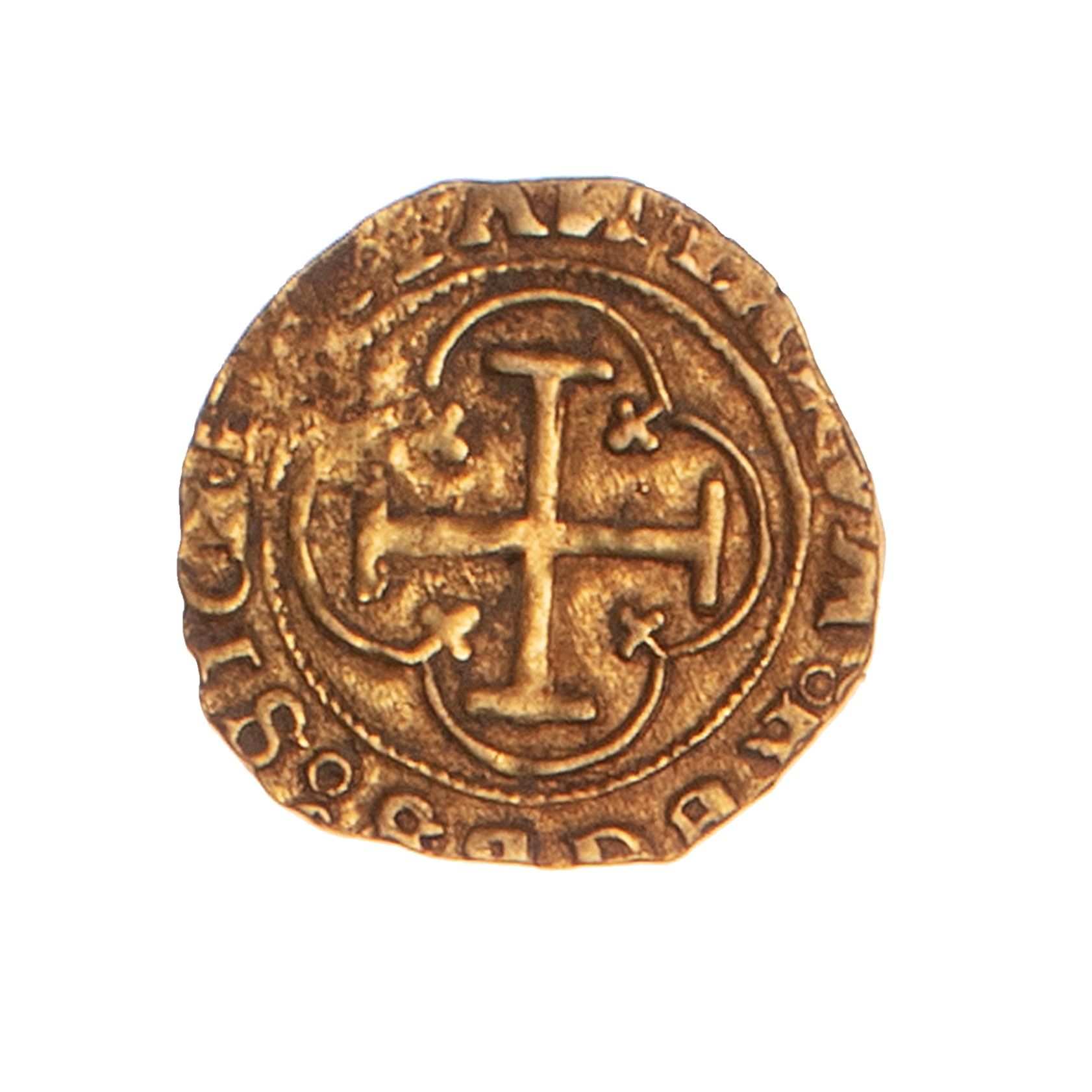 Null ESPAÑA - CARLOS Y JUANA (1516-1556)

1 escudo o Granada G R

Fr. : 152 A; 
&hellip;