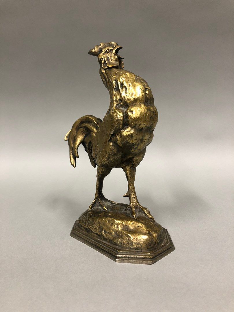 Null BARYE después de

el gallo

Prueba en bronce 

H : 22cm.