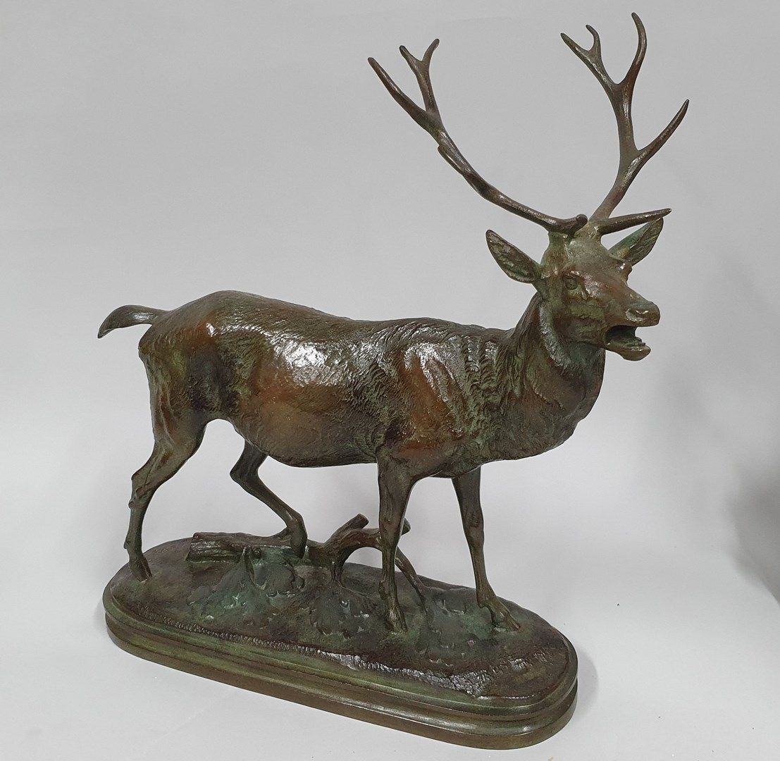 Null BARYE Antoine Louis, after

Walking Stag

Bronze with brown-green shaded pa&hellip;
