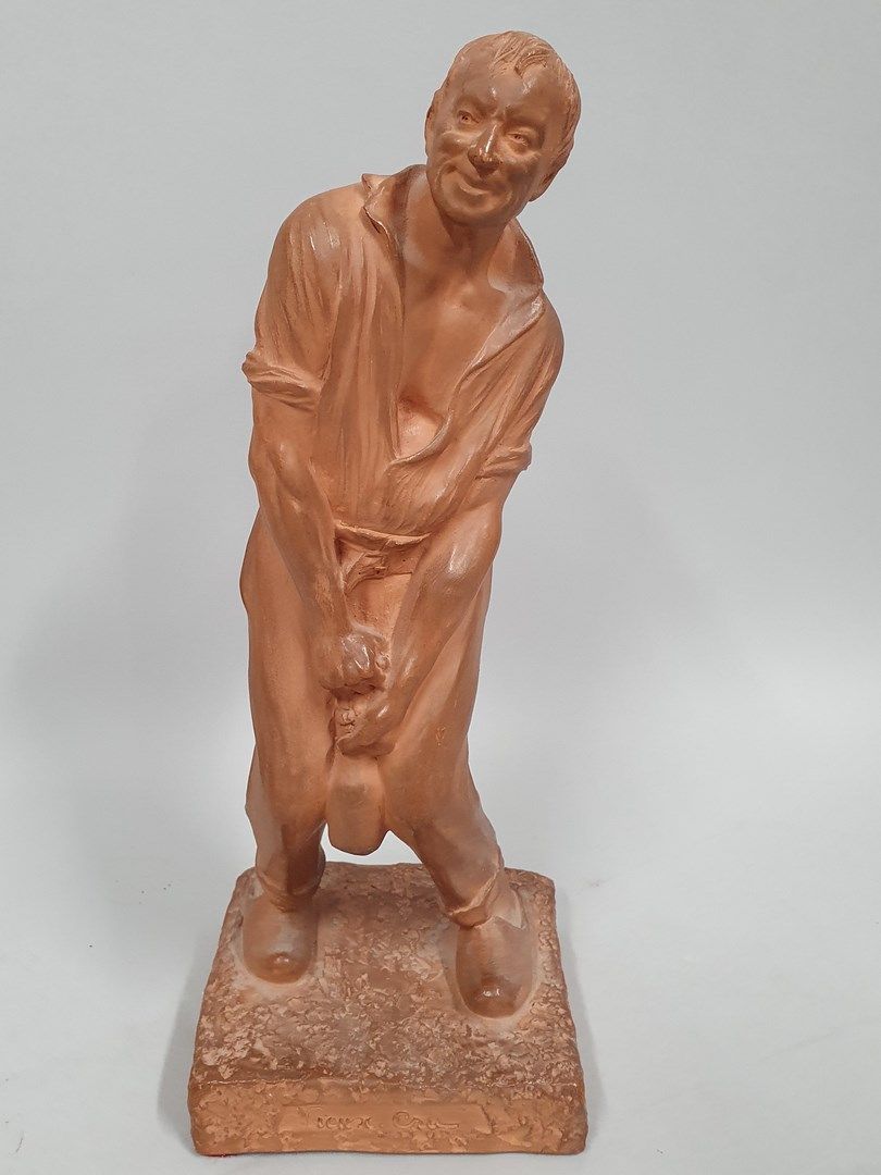 Null GARRY Marie Augustin (1847-?)

老式的复古。

陶器雕塑，侧面为GARRY，印有Susse Frères Editeur&hellip;