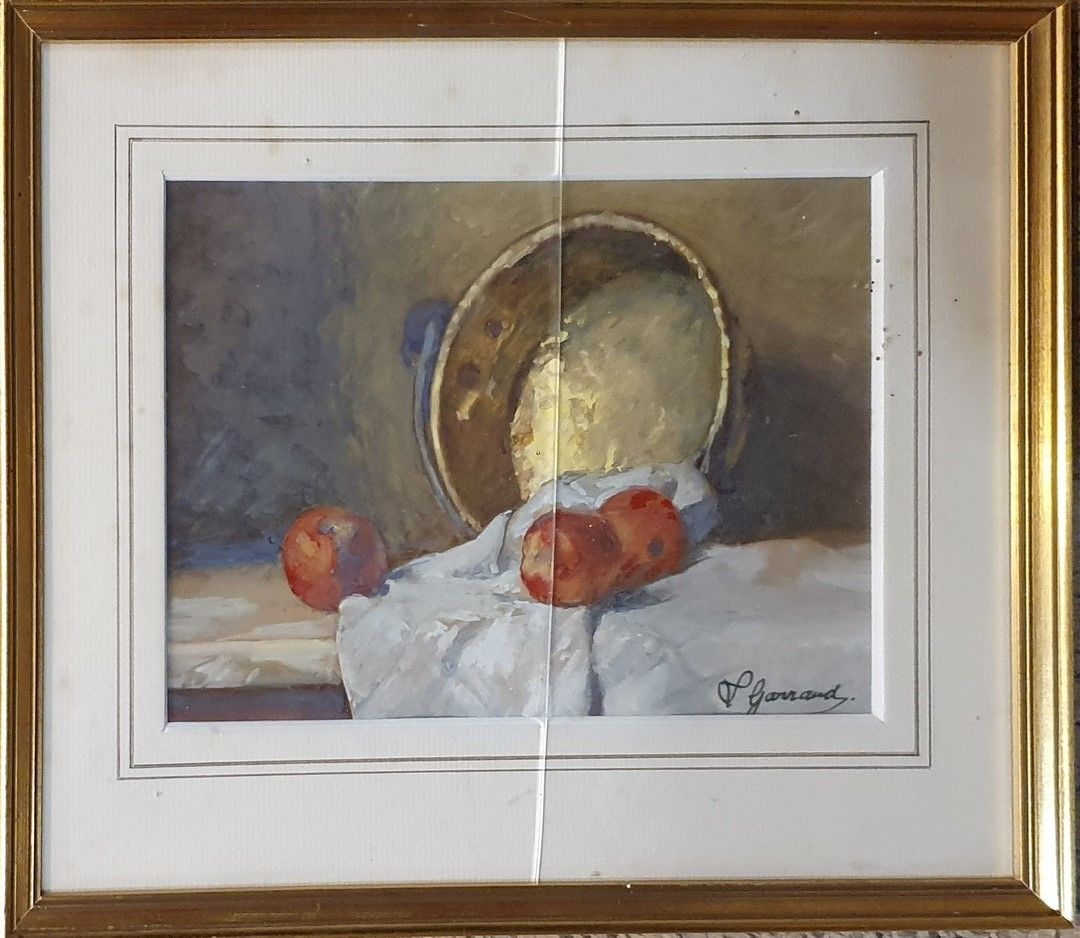 Null 加洛德-莱昂 (1877-1961)



一个人的肖像。

纸上水彩和水粉亮点，右下角有签名。

23 x 17 cm 正在观看



有苹果的静物&hellip;